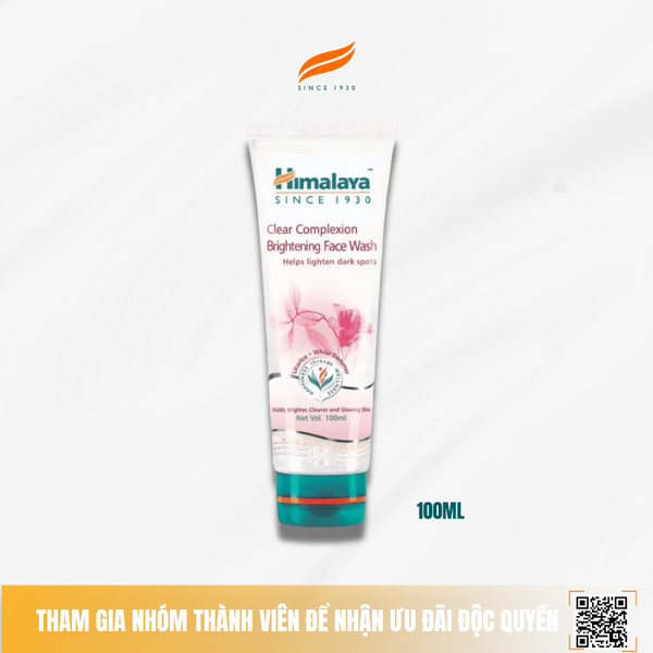 30/11/2026 Sữa rửa mặt trắng da mịn màng Himalaya Clear Complexion Brightening Face Wash 100ml