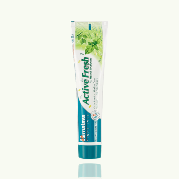 COMBO 3 KEM ĐÁNH RĂNG HIMALAYA ACTIVE FRESH HERBAL TOOTHPASTE BẢO VỆ NƯỚU GIÚP HƠI THỞ THƠM MÁT (3 TUÝP)