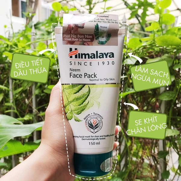 Mặt nạ đất sét lá Neem Himalaya Neem Face Pack 150ml