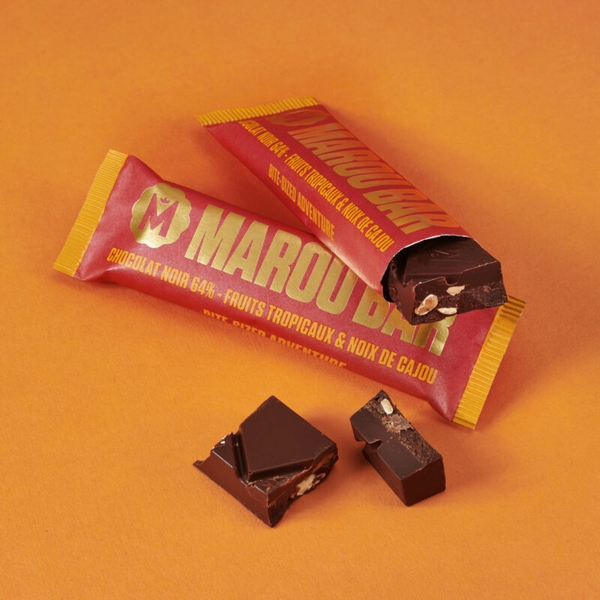 Chocolate trái cây nhiệt đới và hạt điều 35g (Thanh)