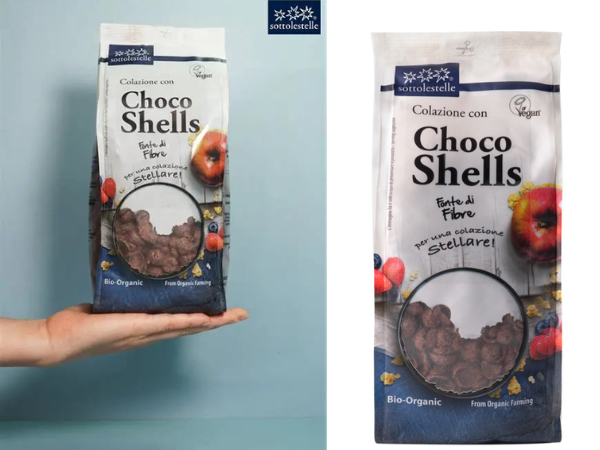 Ngũ cốc hữu cơ dạng mảnh Choco Shells (275gr)