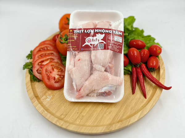 Móng giò lợn vi sinh nhộng tằm Mr. Pig (túi 500gr)