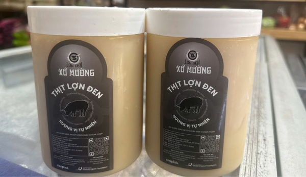 Mỡ nước thịt lợn đen Xứ Mường