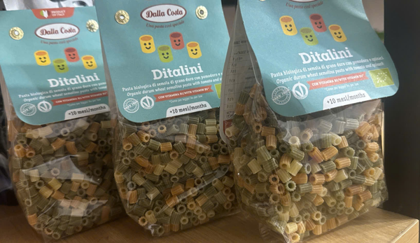 Nui ống ngắn rau củ hữu cơ 200g Dalla Costa