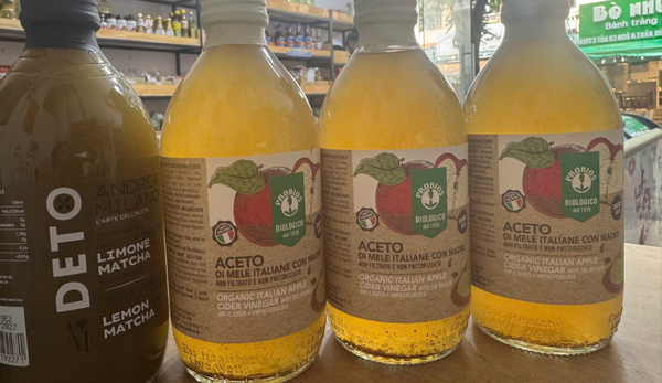 Giấm táo hữu cơ có giấm cái ProBios 500ml