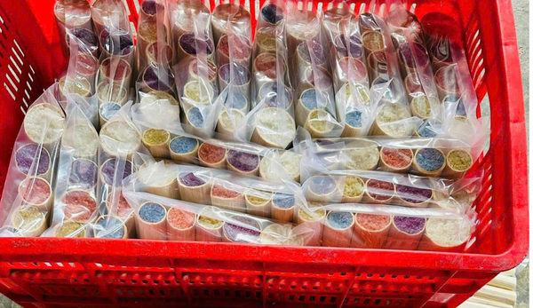 Cơm lam ngũ sắc Tây Bắc (set 5 ống)