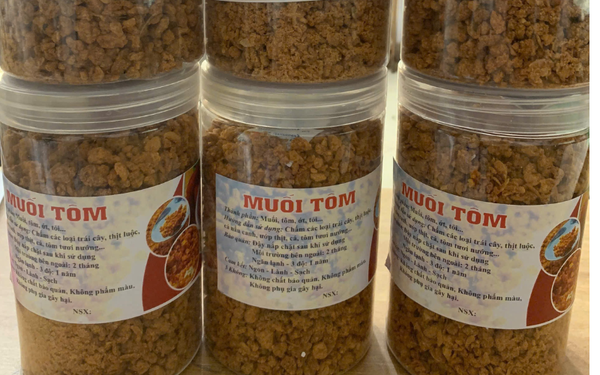 Muối tôm sấy Cà Mau