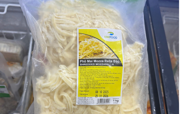 Phô mai Mozzarella bào Úc túi 1kg
