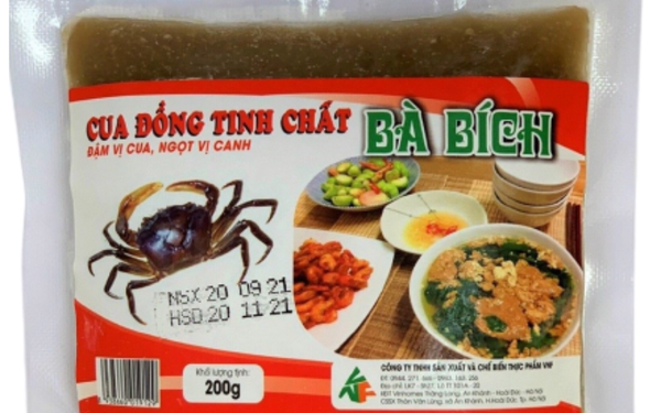 Cua đồng tinh chất Bà Bích