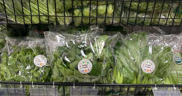 Rau lang hữu cơ Genki (túi 400 gram)