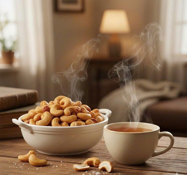 Hạt điều rang muối hữu cơ có vỏ lụa 300GR