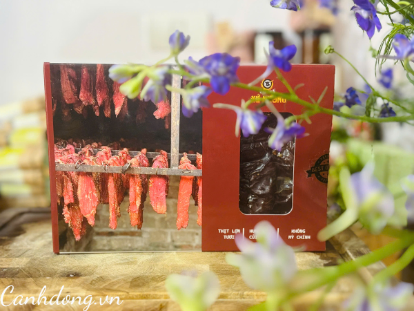 Thịt lợn đen gác bếp (hộp 500gr)
