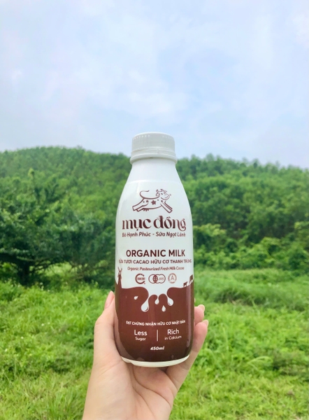 Sữu tươi hữu cơ cacao thanh trùng 450ml