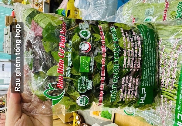 Rau ghém hữu cơ Đại Ngàn