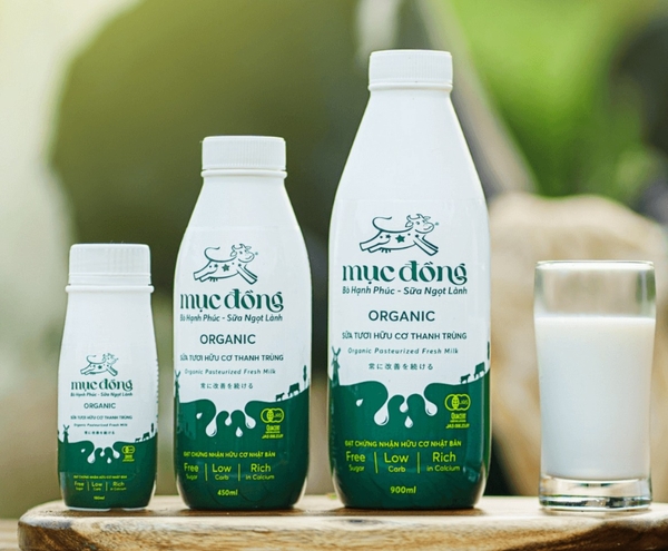 Sữa tươi hữu cơ thanh trùng Mục Đồng 180ml