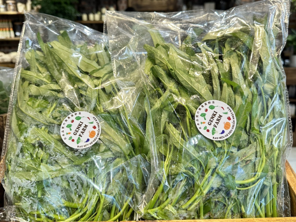 Rau muống hữu cơ GENKI FARM (túi 400gr)