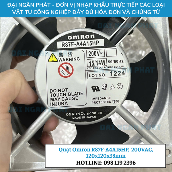 quat-omron-r87f-a4a15hp-200vac-120x120x38mm