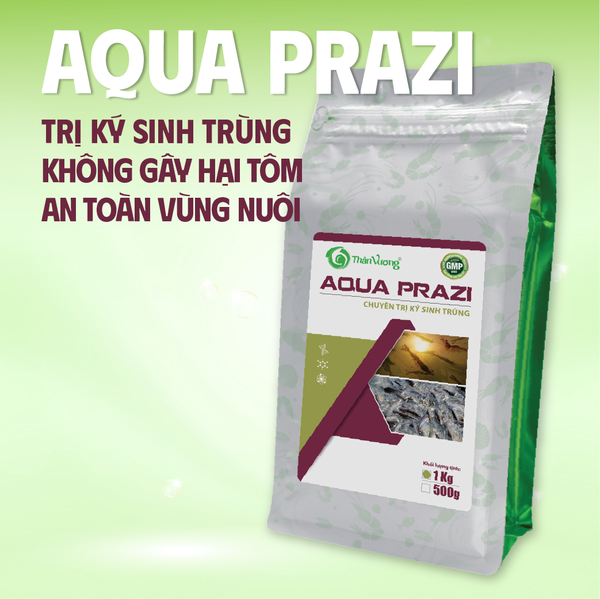 Kháng sinh chuyên trị ký sinh trùng cho tôm cá AQUA PRAZI (Dạng bột)