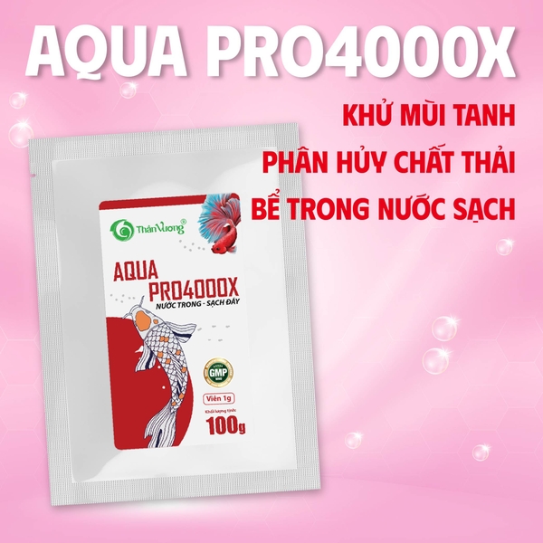 Vi sinh chuyên xử lý đáy ao, kiểm soát tảo AQUA PRO4000X