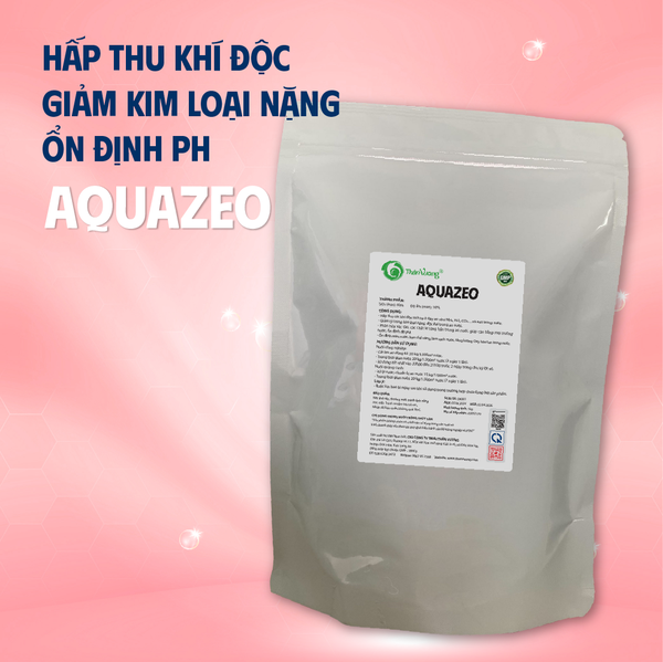 AQUA ZEO VIỆT NAM Xám/xanh xử lý nước, hấp thụ khí độc, giảm kim loại nặng, ổn định chất lượng nước