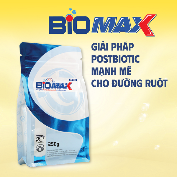 BIOMAX - Giải pháp Postbiotic mạnh mẽ cho đường ruột
