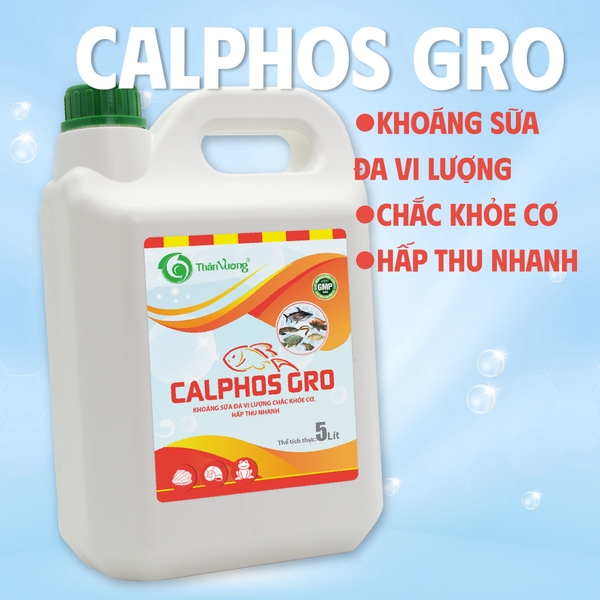 CALPHOS GRO - Khoáng sữa đa vi lượng chắc khỏe cơ, hấp thu nhanh