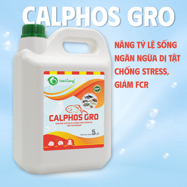 CALPHOS GRO - Khoáng sữa đa vi lượng chắc khỏe cơ, hấp thu nhanh