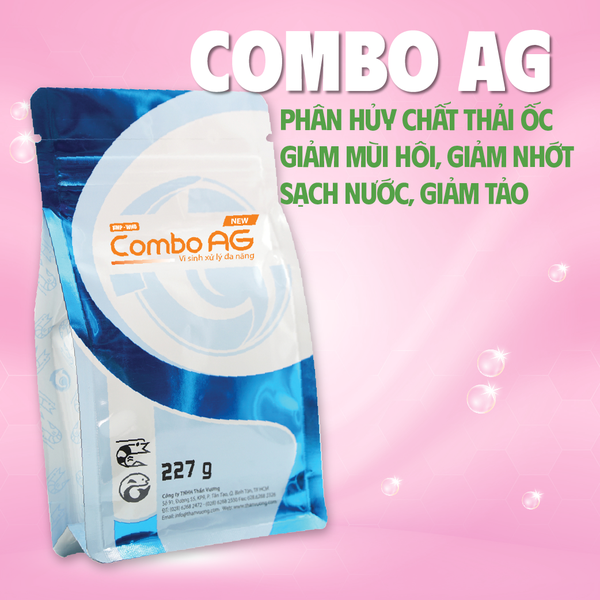 COMBO AG NEW - Phân hủy chất thải ốc, giảm mùi hôi, sạch nước