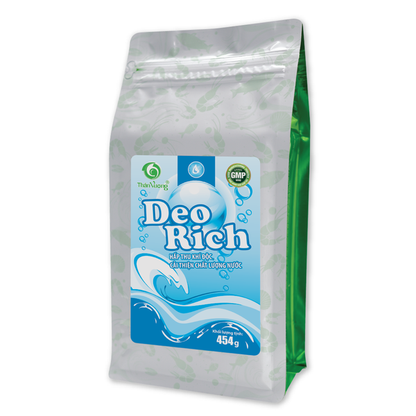 Hấp thụ khí độc ao nuôi tôm cá DEO RICH