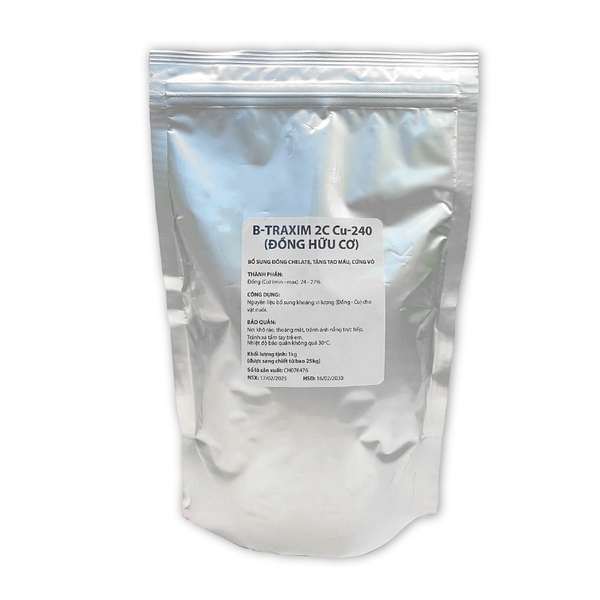 ĐỒNG HỮU CƠ - Bổ sung đồng Chelate, tăng tạo máu, cứng vỏ