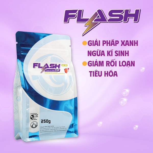 FLASH - Giải pháp xanh ngừa ký sinh, giảm rối loạn tiêu hóa