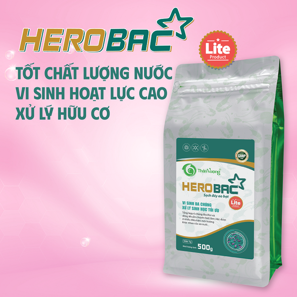 HEROBAC LITE - Vi sinh đa chủng xử lý sinh học tối ưu (viên 1g)