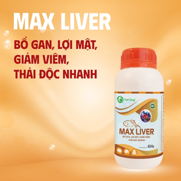 MAX LIVER - Bổ gan, lợi mật, giảm viêm, thải độc nhanh