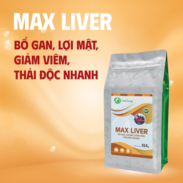 MAX LIVER - Bổ gan, lợi mật, giảm viêm, thải độc nhanh