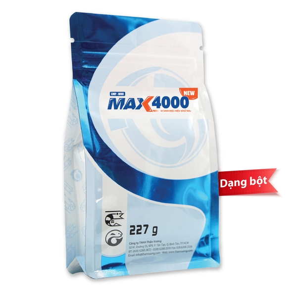 MAX 4000 NEW - Giảm khí độc NO2, NH3, H2S