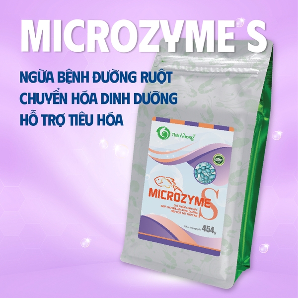 MICROZYME S - Chuyển hóa dinh dưỡng, ngừa bệnh đường ruột