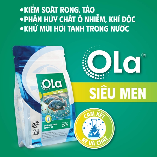 OLA SIÊU MEN: Chuyên xử lý đáy ao, xác tảo