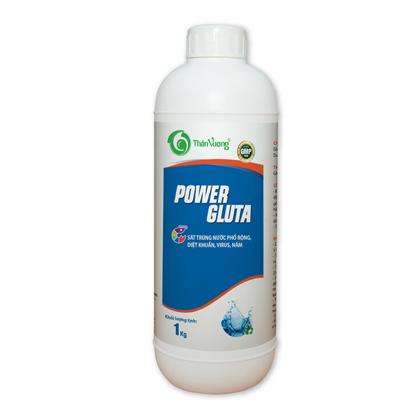 POWER GLUTA - Sát trùng nước phổ rộng, diệt khuẩn, virus, nấm