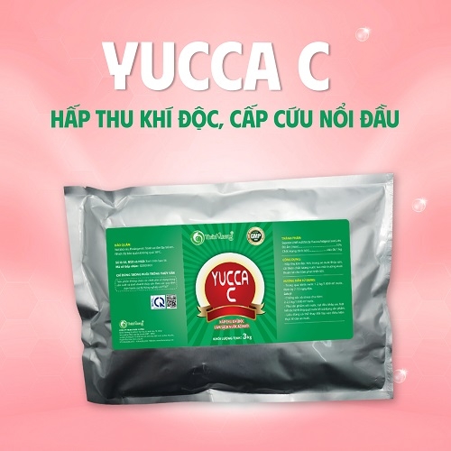 YUCCA C - Hấp thụ khí độc ao tôm