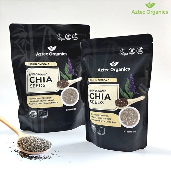 Hạt chia hữu cơ - Aztec Organics 250gr