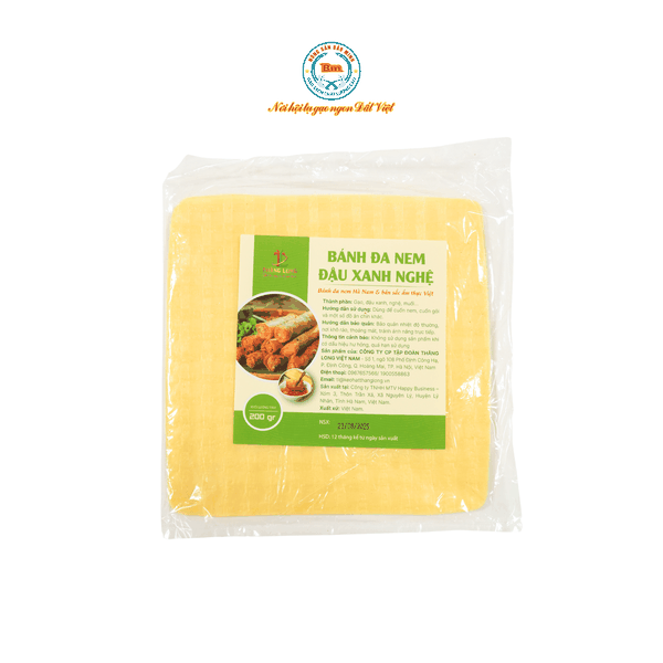 Bánh đa nem nghệ đậu xanh 200g