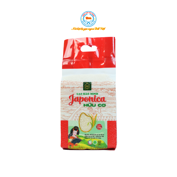 Gạo Nhật Japonica hữu cơ - 2 kg (QUEEN RICE)