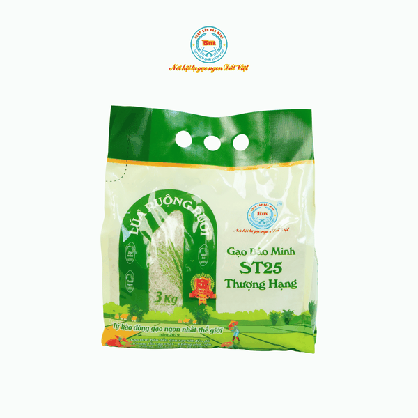 Gạo ST25 3kg - Lúa ruộng rươi