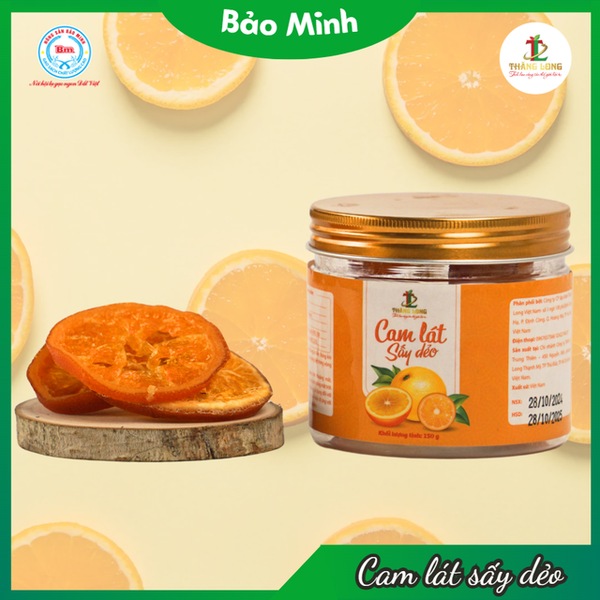 Cam lát sấy dẻo hộp 150g