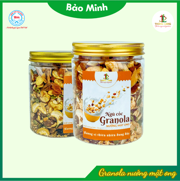 Hộp Granola nướng mật ong 350g