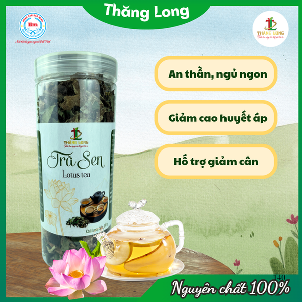 Hộp trà lá sen 50g, tim sen 50g