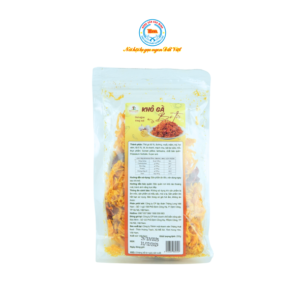 Khô gà bơ tỏi 200g