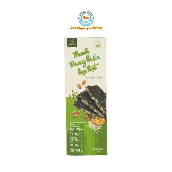 Thanh rong biển kẹp hạt hộp 210g