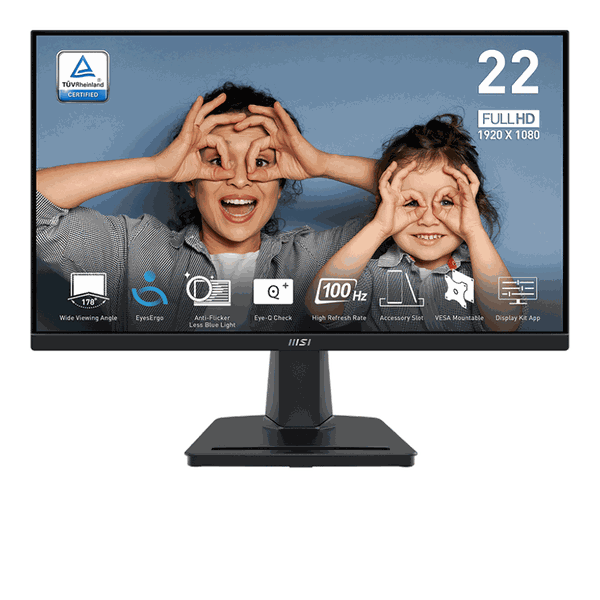 Màn hình MSI PRO MP225V | 21.5 inch, FHD, VA, 100Hz, 1ms