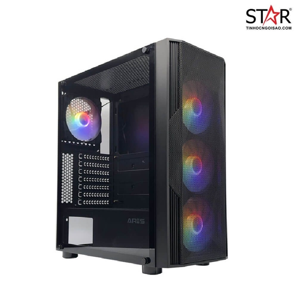 Thùng máy Máy Tính Ares Anubis (Kèm 4 Fan RGB)